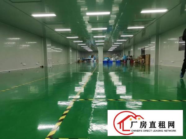  塘厦四村2600平无尘车间，现成装修风淋空调，可做口罩电子类