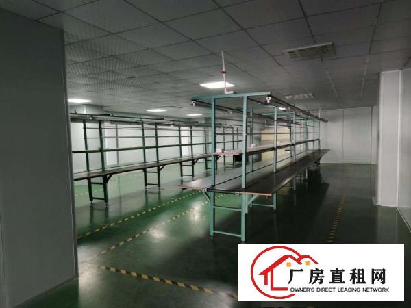  塘厦莲湖电子厂850平出租，现成装修水电齐全拎包入住