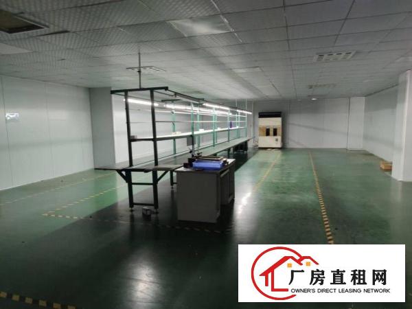  塘厦莲湖电子厂850平出租，现成装修水电齐全拎包入住