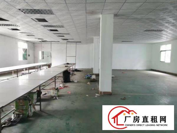  塘厦石马楼上精装修吊顶厂房380平方带办公出租