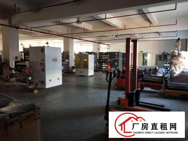  凤岗楼上五金CNC注塑机械厂房出租带办公室装修