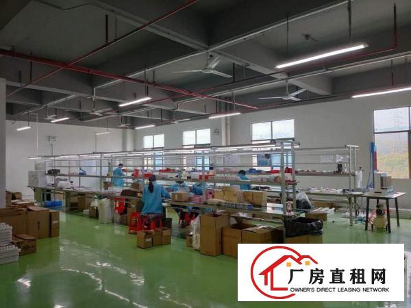  带精装修拎包入住凤岗雁田楼上电子厂房转租700平