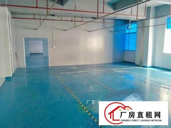  凤岗浸校塘精装修厂房三楼500平方出租，水电齐全空地大