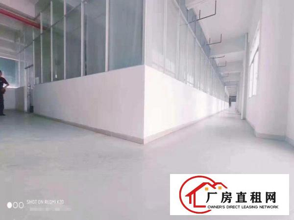  凤岗靠近大运城邦楼上带精装修厂房楼上2100平现成水电办公