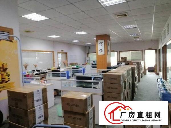  官井头原房东厂房750平出租，面积实在，带装修