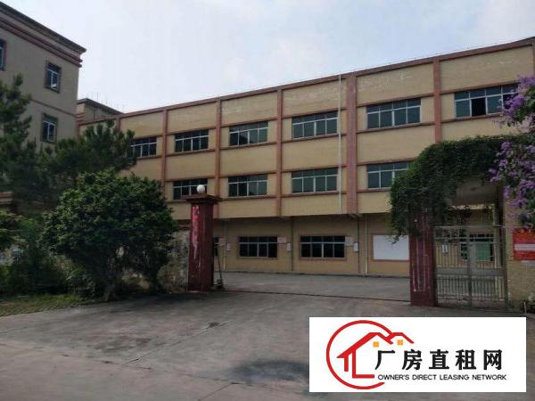  凤岗天堂围自建厂房分租1楼900平方带行车地坪漆办公室