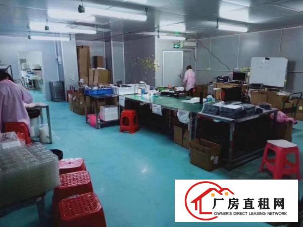  凤岗雁田无尘车间厂房出租1600平方，可做口罩