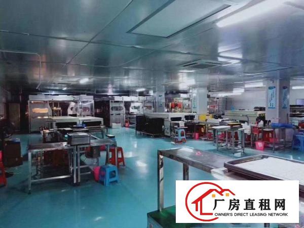  凤岗雁田无尘车间厂房出租1600平方，可做口罩