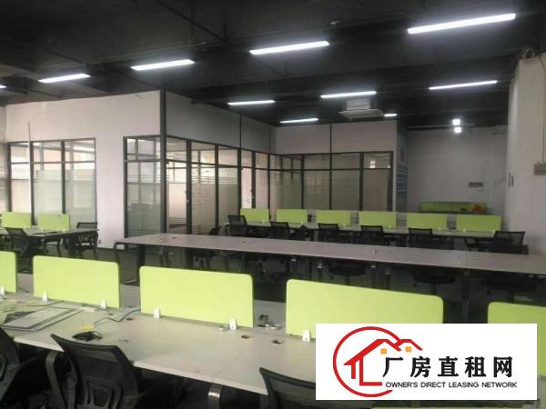  人气旺凤岗车站对面楼上带精装修办公室出租600平方