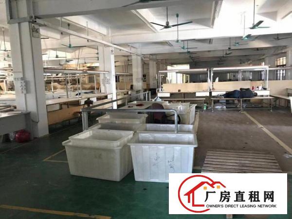  凤岗油甘埔独院厂房分租二楼1480平现成办公室水电齐全