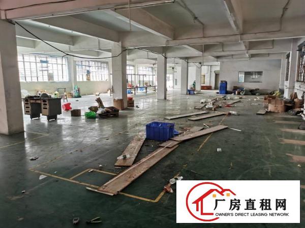  凤岗村委厂房二三楼各950平米出租带装修水电办公室地坪漆都有