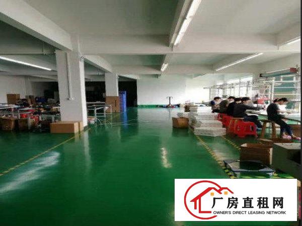  重河二楼标准厂房400方出租，形象好带地坪漆