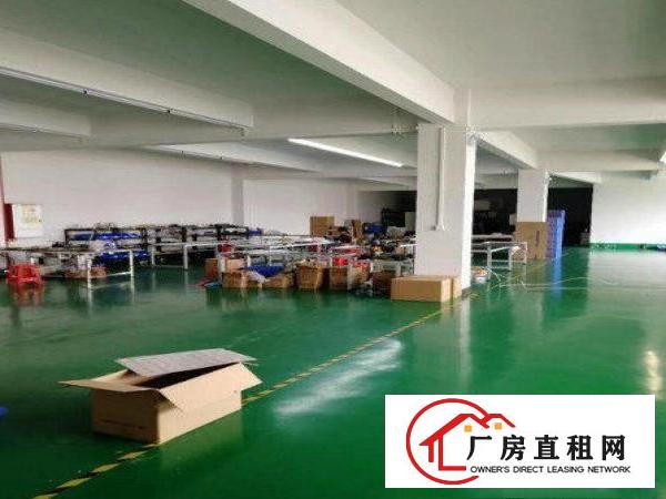  重河二楼标准厂房400方出租，形象好带地坪漆