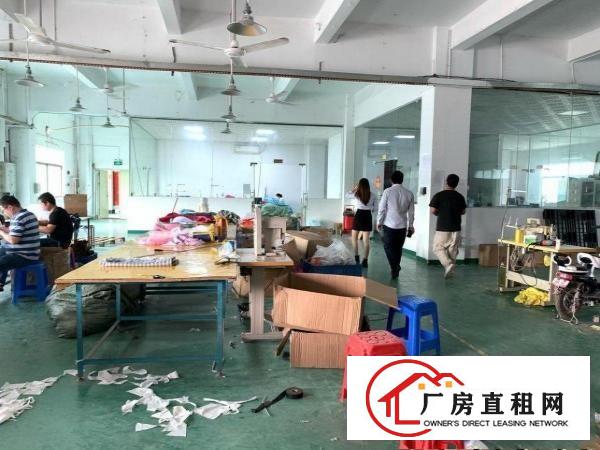  清溪标准厂房二楼1500平米带装修出租，水电齐全