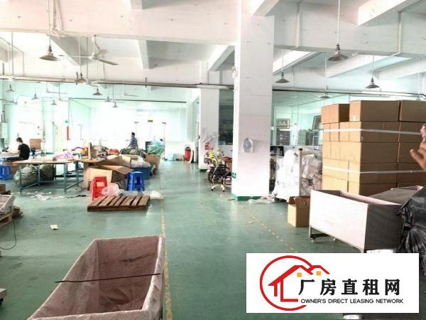 清溪标准厂房二楼1500平米带装修出租，水电齐全