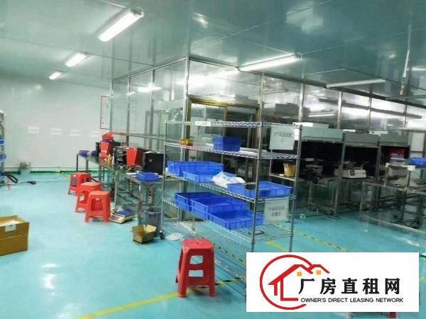 清溪镇中心楼上（豪华装修无尘车间）厂房出租800平