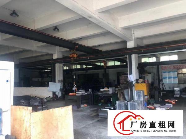  标准一楼厂房2500平方带行车带装修靠马路超大空地园区