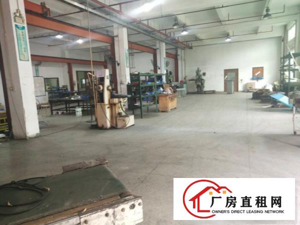  清溪三中大型工业园新出厂房一楼高度5米400平米出租现成行车