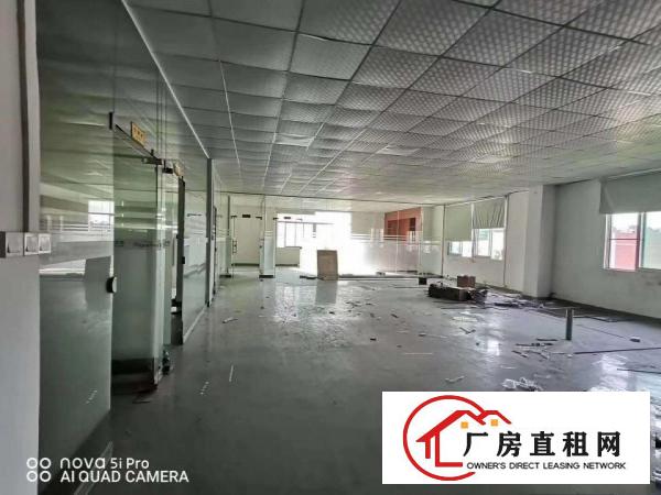  形象好空地大清溪三中楼上带精装修办公室厂房出租1600平