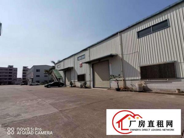  原房东独院钢构厂房1500平米出租清溪三中工业区10米高