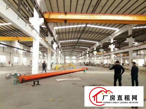  主干道边原房东单一层滴水8米高厂房2400平直租带多部航车