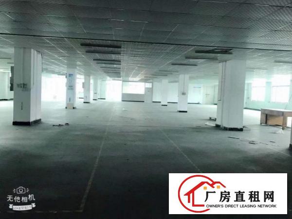  常平苏坑全新装修水电齐全二楼1700平工业厂房有环评