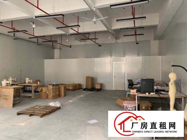  横沥石涌花园式厂房三楼910平出租水电办公室齐全