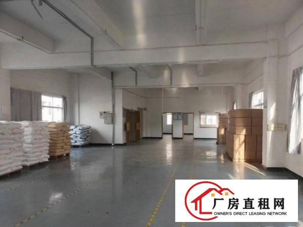  田饶步标准厂房分租三楼600平方带地坪漆，带装修