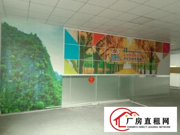  竹园精装修二楼2600平方厂房出租，空地大