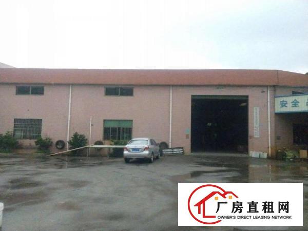  经典小独院1600平方的钢构厂房出租。