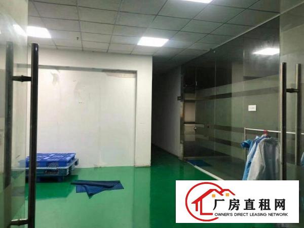  寮步海关旁全新地坪漆带现成办公室厂房1000平出租拎包入住
