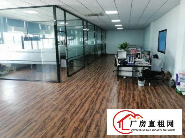  工业区楼上整层2300平出租，办公室精装，线路到位
