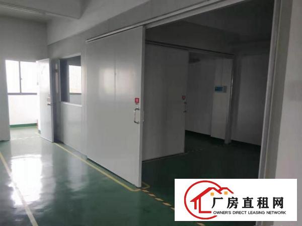  石排龙腾路边花园式厂房三楼300平米招租现成水电装修研发办公