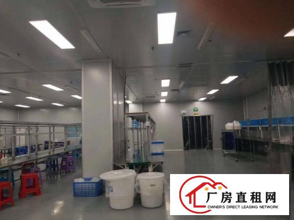  石排无尘车间标准厂房分租楼上600~1500平方有办公室装修