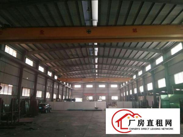  道滘独院单一层滴水10米3500平方厂房带2部10吨行车出租