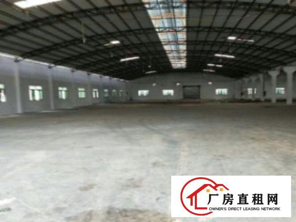  道滘新出单一层钢构厂房5500平方出租形象好交通方便可办环评