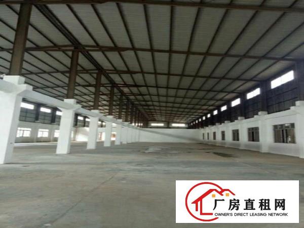  中堂钢结构单一层4000平方厂房出租带牛角工业地、可办环评