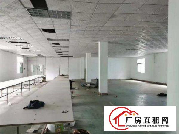  三涌工业区楼上精装修吊顶厂房380平方带办公出租