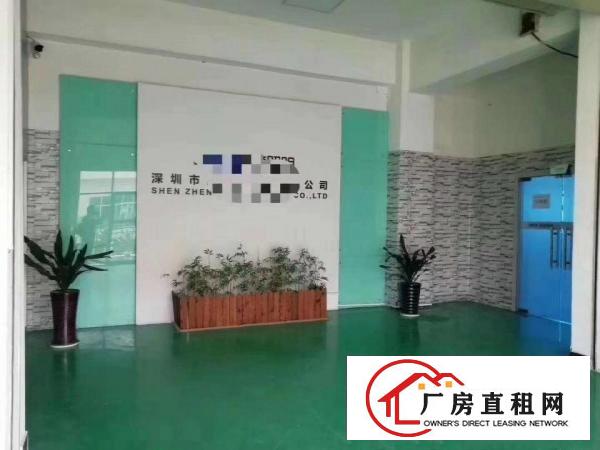  平湖华南城附近原房东厂房一二楼大小面积出租带装修一楼层高6米