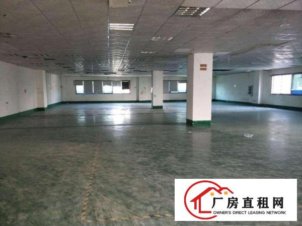  出租龙岗区横岗坳背2楼2500平空地超大.可带宿舍