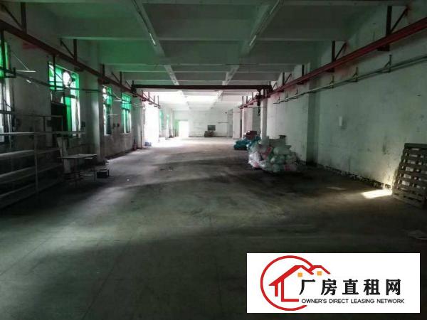  六约一楼1200平厂房出租，园区空地超大，带航车。