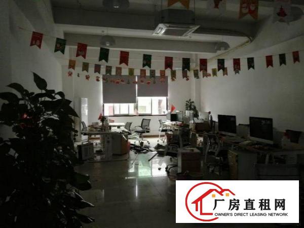  横岗恒丰路楼上1200平米带装修厂房出租，适合办公仓库