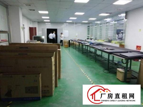  横岗万利路新空出带装修办公700平厂房出租高使用率