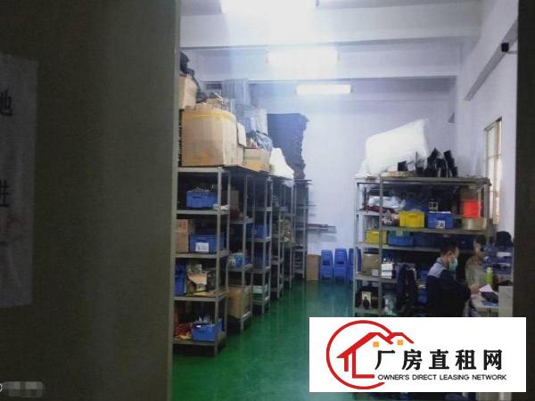  横岗六约村新出全新楼上2500平厂房带装修分出租，不需转让费