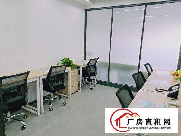  横岗园山街道商务中心全新办公室出租，700包红本水电全包