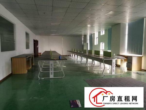  横岗茂兴路高端园区1200平厂房出租，水电齐全精装修