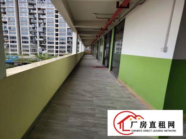  龙岗荷坳主干路边新出楼上150平精装修办公场地，免转让费