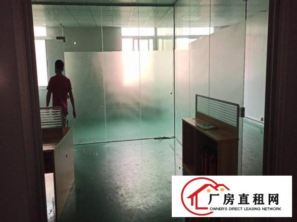  厂房出租横岗六约一楼1100平方带精装修空地超大红本厂房