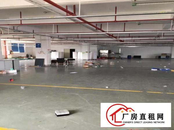  横岗大厦附近二楼1100平米带装修厂房出租有卸货平台