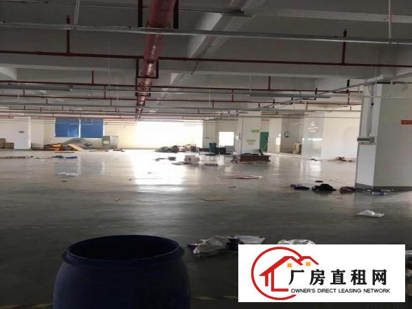  横岗大厦附近二楼1100平米带装修厂房出租有卸货平台